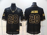 Nike Raiders 28 Josh Jacobs Black Gold 2020 Salute To Service Limited Jersey,baseball caps,new era cap wholesale,wholesale hats
